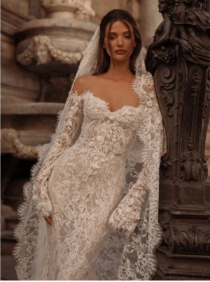 seraphina couture lace mermaid gown